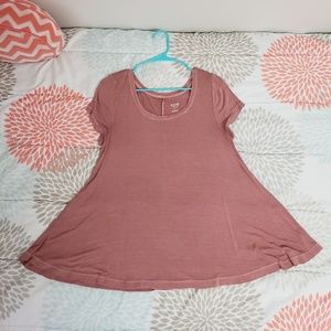Mossimo pink flowy t-shirt